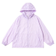 Lavender Hooded Lightweight Windbreaker